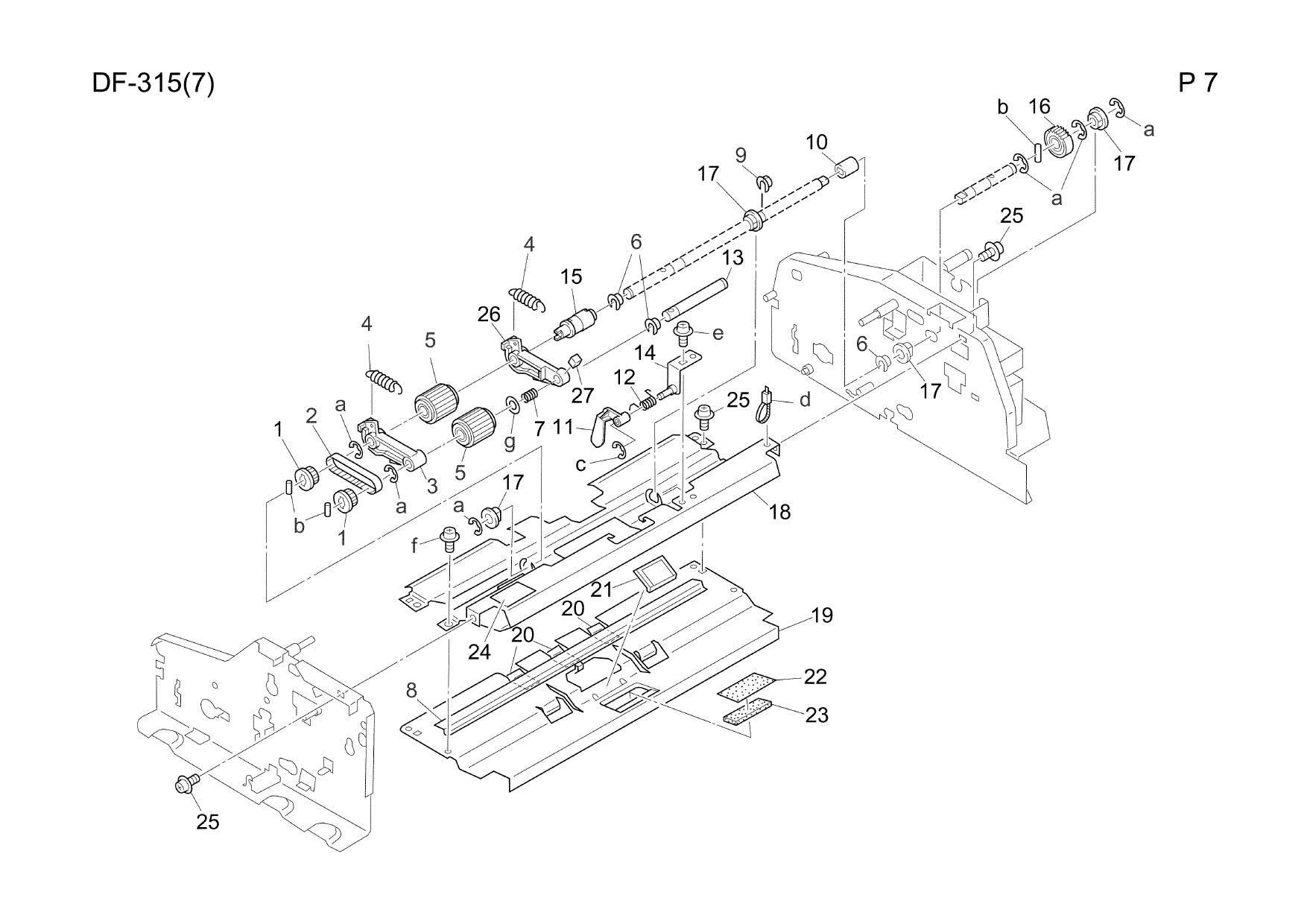 Konica-Minolta Options DF-315 Parts Manual-5